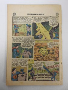 Superman Annual #1 (1960) PR Condition back cover missing, moisture stains