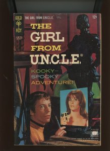 (1967) The Girl From U.N.C.L.E. #5: SILVER AGE! PHOTO COVER! (4.5/5.0)