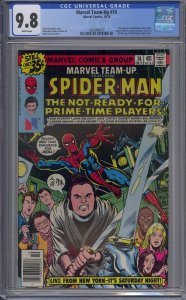 MARVEL TEAM-UP #74 CGC 9.8 SPIDER-MAN SATURDAY NIGHT LIVE WHITE PAGES 9013