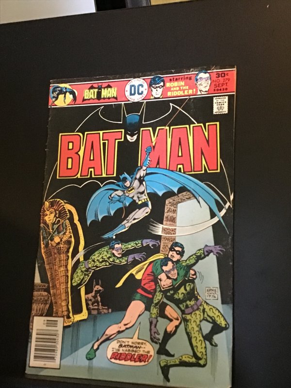 Batman #279 (1976) The Riddler versus Batman and robin black cover key ...