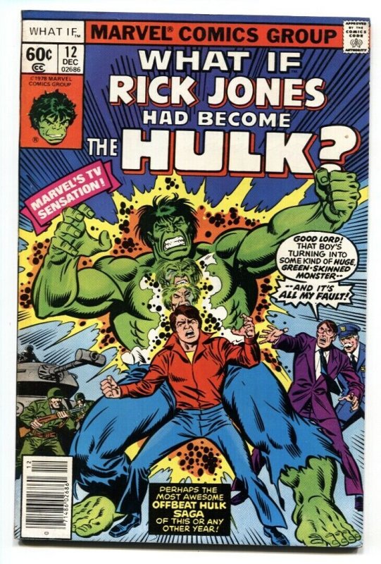 What If #12 comic book - What if RICK JONES had become the HULK?