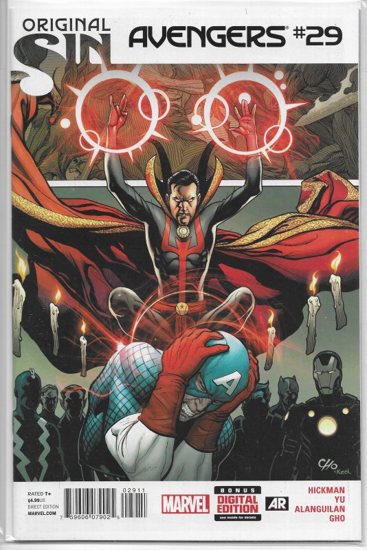 Avengers (vol. 5, 2013) # 29 FN (Original Sin) Hickman/Yu, Dr. Strange