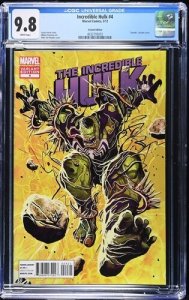 Incredible Hulk #4 CGC 9.8-2012-VARIANT COVER-Venom 4632793003