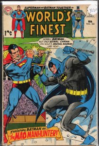 World's Finest Comics #182 (1969) Superman and Batman and Robin