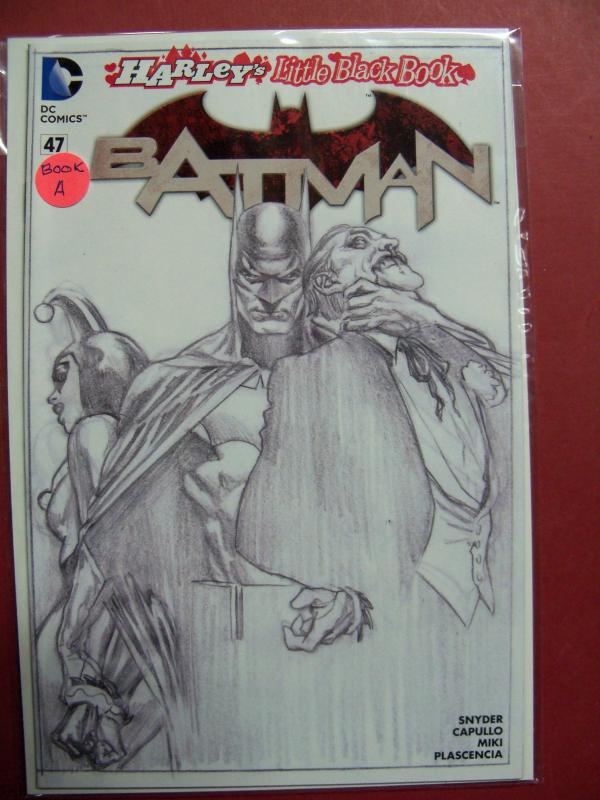 BATMAN #47 BOOK A HARLEY'S LITTLE BLACK BOOK Variant Cover 2016 Near Mint 9.4