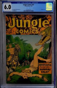 Jungle Comics #83 CGC 6.0 (Fiction House 1946) Joe Doolin Kaanga Bondage Cover