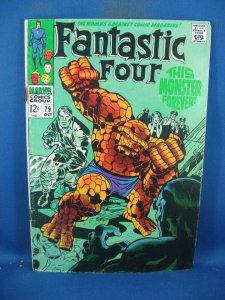 FANTASTIC FOUR 79 VG 1968 MARVEL