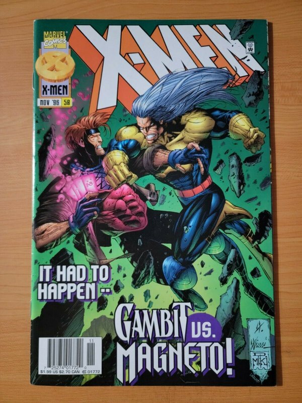 X-Men #58 Newsstand Variant Edition ~ NEAR MINT NM ~ 1996 Marvel Comics 