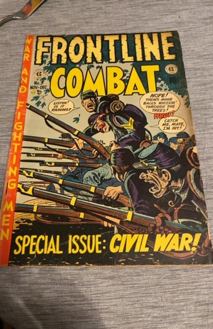 Frontline Combat #9 (1952)Rc golden age war series