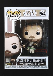 Funko Pop! Qui-Gon Jinn (Tatooine) #422, Star Wars, Excl.