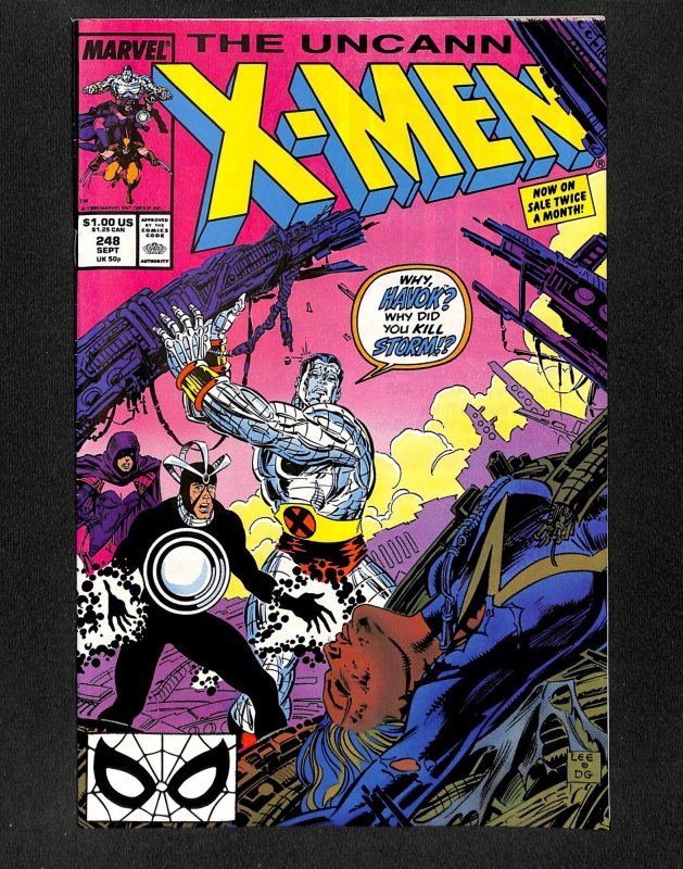 Uncanny X-Men #248 1st Jim Lee Art in title!