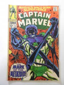 Captain Marvel #5 (1968) VG- Condition
