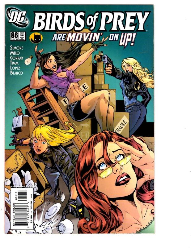 5 Birds of Prey DC Comics # 83 84 85 86 87 Oracle Black Canary Huntress BH17