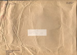 Scientology L- Ron Hubbard-Package #1-Includes original mailing envelope-post...