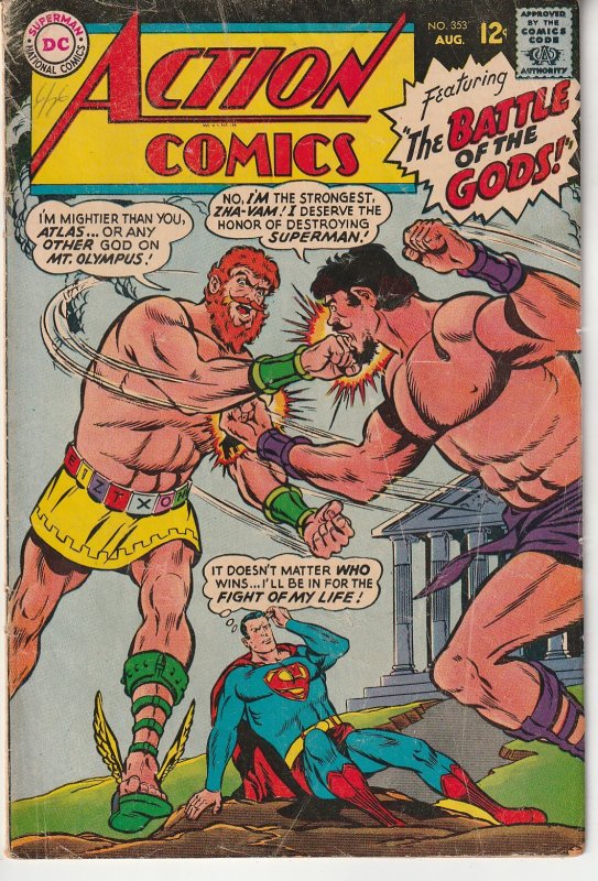 Action Comics(vol. 1) # 353   Battle of The Gods !