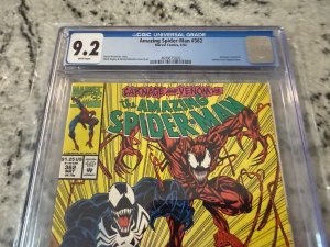 Amazing Spider-Man # 362 CGC Graded 9.2 Marvel Comic Book Carnage Venom JH24