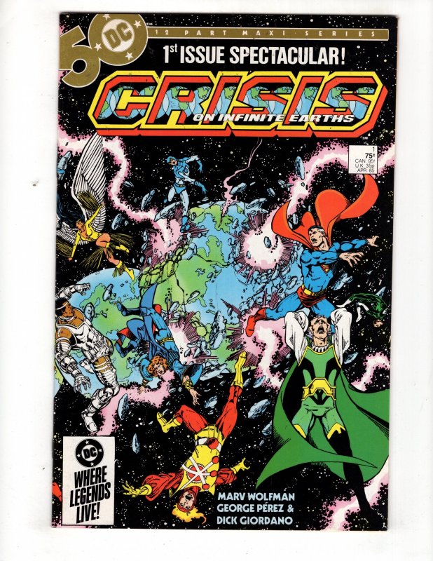 Crisis on Infinite Earths #1 (1985) Major Landmark DC Event / ID#095