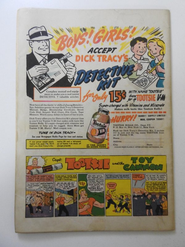 Captain Marvel Adventures #41 (1944) FR Condition Coupon Cut