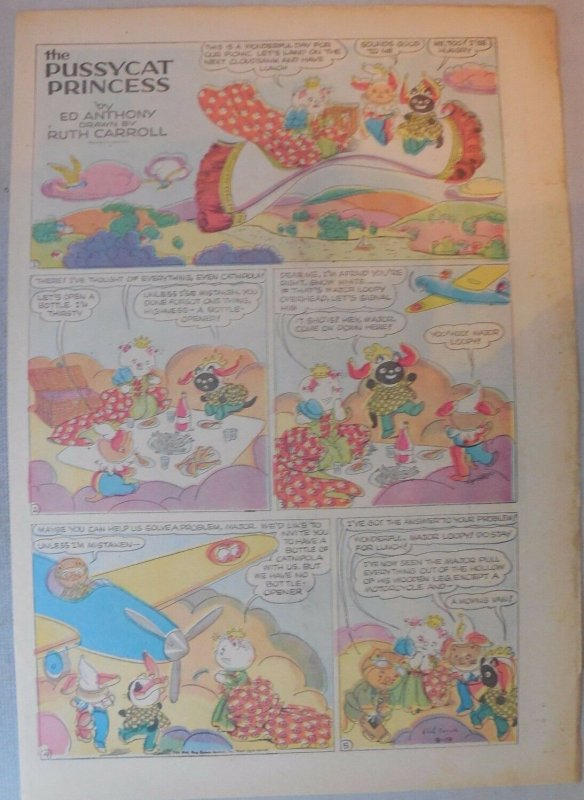 (38) Pussycat Princess by Ruth Carroll from 1943 Near Complete Year!