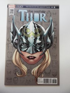 Mighty Thor #700 McKone Cover (2017) VF- Condition