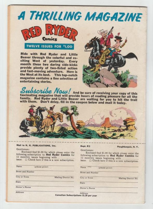 Red Ryder Comics #104 (Mar-52) FN Mid-Grade Red Ryder