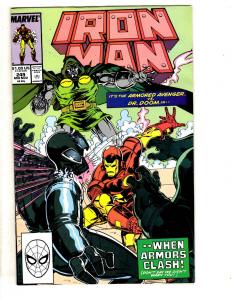 10 Iron Man Marvel Comic Books # 243 244 245 246 247 248 249 250 251 252 CR41