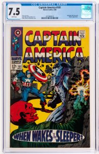 Captain America #101 (1968) GCG Graded 7.5