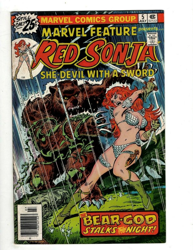 5 Red Sonja Marvel Comics # 2 3 4 5 6 Marvel Feature She Devil with a Sword HG1