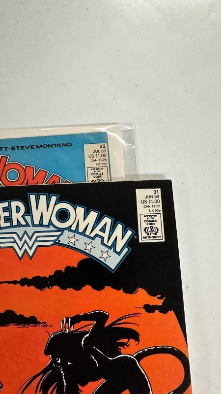 2 Wonder Woman DC Comic Books # 31 32 Batman Superman Atom Flash 74 CT2