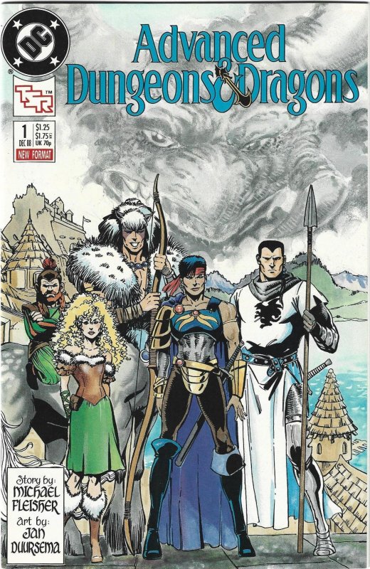 Advanced Dungeons & Dragons #1 through 4 (1988)