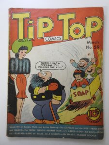 Tip Top Comics #59 (1941) VG- Condition! See: Tape on bottom of cover