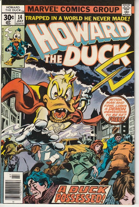 Howard the Duck #14 (1977)  Son of Satan appearance !