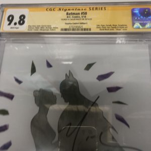 Batman (2018) # 50 (CGC 9.8 SS) Signed Mack * Surprise Comics Edition C*Census=5