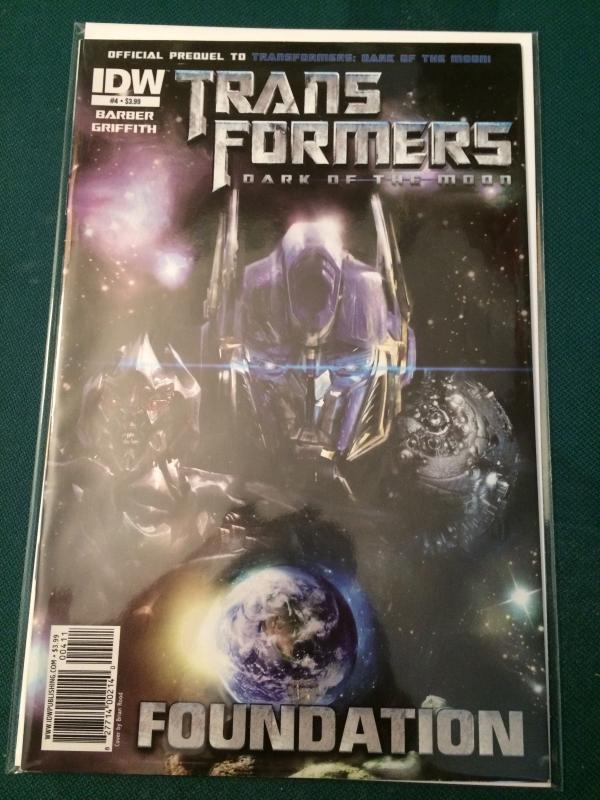 Transformers Dark Of The Moon Prequel #4 Foundation