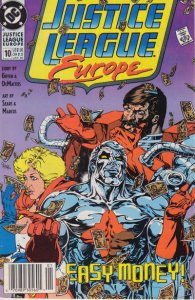 Justice League Europe #10 (Newsstand) FN ; DC | Giffen Messner-Loebs