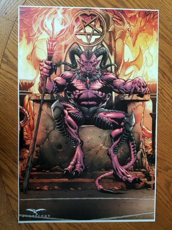 11 x 17 ART PRINT Satans Hollow #6 Cover B Zenescope Anthony Spay