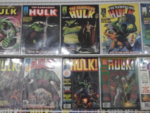 The Rampaging Hulk Magazine Complete Set #1-27 Avg VF Condition!! Beautiful Set!