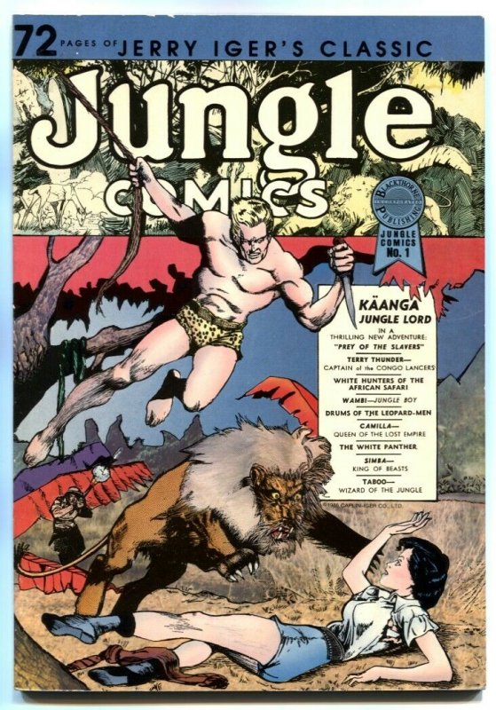 Jungle Comics #1 1986- Golden Age reprint FN