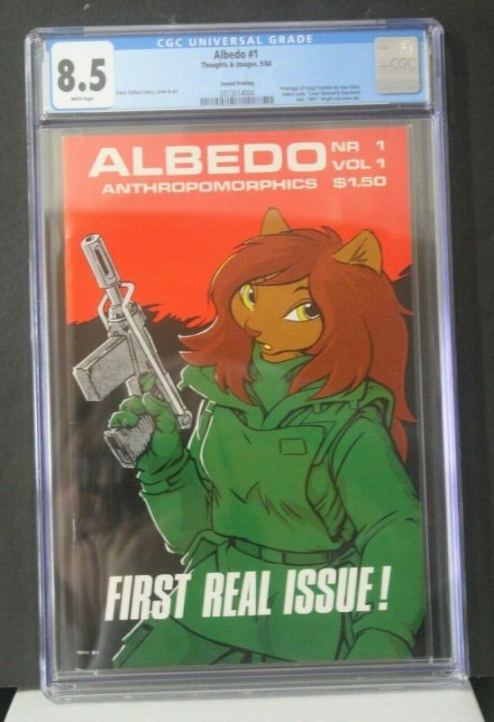 ALBEDO ANTHROPOMORPHICS #1 CGC 8.5 Graded Thoughts & Images 1984 Sakai Gallacci