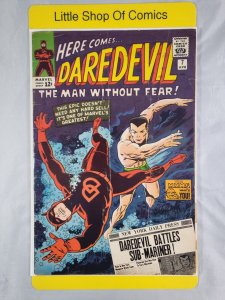 Daredevil #7 1965 Marvel Daredevil Red Costume Pin Up Missing Non Story Page
