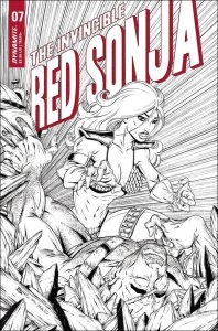 Invincible Red Sonja, The #7Q VF/NM ; Dynamite | 1:11 FOC variant