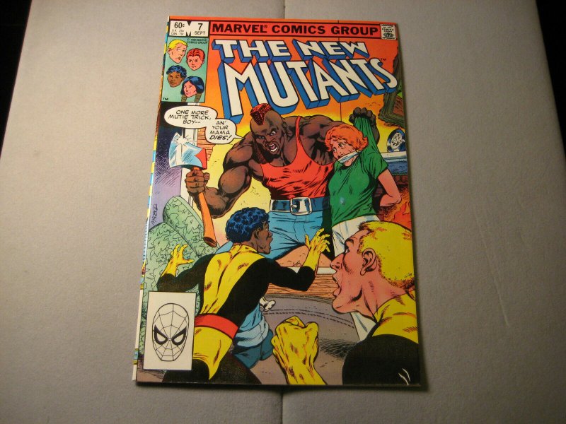 The New Mutants #7 (1983, Marvel Comics) 