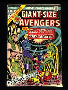 Giant-Size Avengers #2 Death of Swordsman!