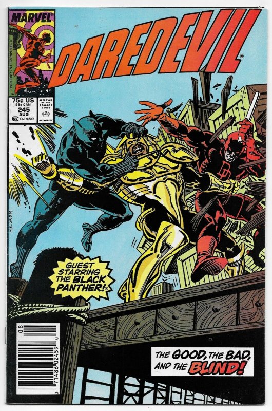 Daredevil #245 Black Panther (Marvel, 1987) FN