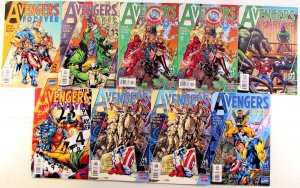 Avengers Forever Lot 9 #2, 3, 4 x2, 4 B, 5, 6 x2, 7 1999 Marvel Comics