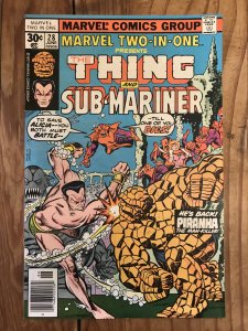 Marvel Two-In-One 28   Thing & Sub-Mariner