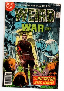 Weird War Tales #58 newsstand - Hitler cover - Horror - 1977 - (-VG) 