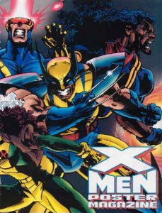 X-Men Poster Magazine #4 VF ; Marvel |