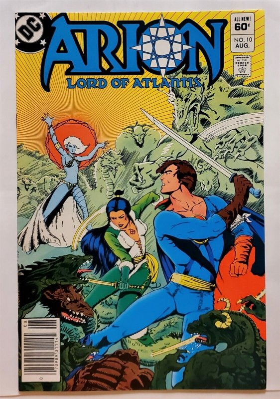 Arion, Lord of Atlantis #10 (Aug 1983, DC) 6.5 FN+  