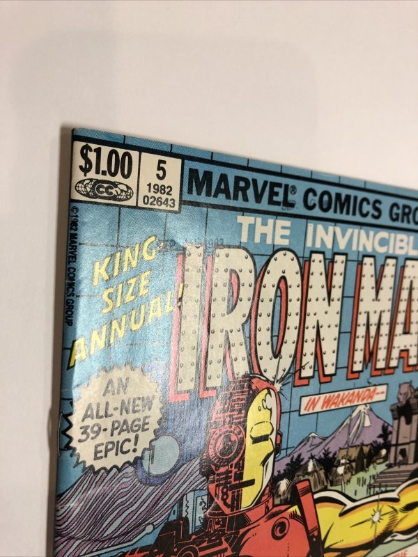 Iron Man Annual (1982) # 5 (VF) Madame Slay & Killmonger | Newsstand